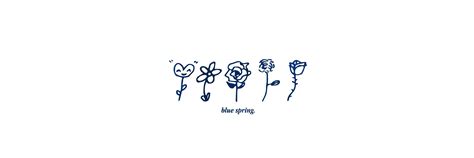 Simplistic Tattoos Simple Tattoos Blue Spring Flowers Kpop Tattoos