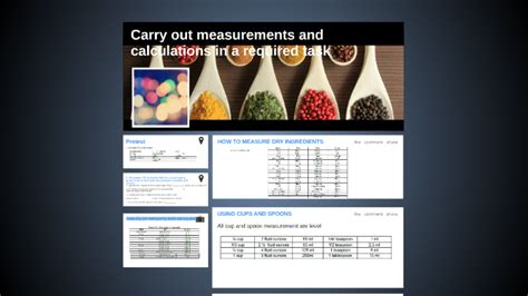 Carry Out Measurements And Calculations In A Required Task By Kristine