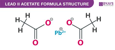 Lead (II) acetate Formula - Chemical Formula Of Lead (II) acetate, Properties And Applications