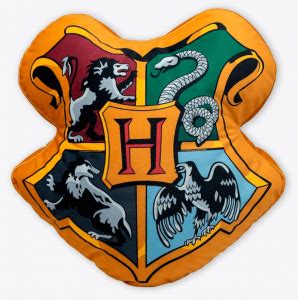 Almofada Brasão das Casas de Hogwarts Loja Happy Nerd