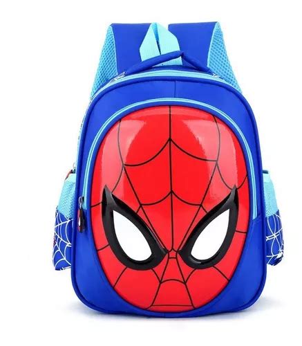 Mochila R Gida De Dibujos Animados Spiderman D Para Ni Os Cuotas Sin