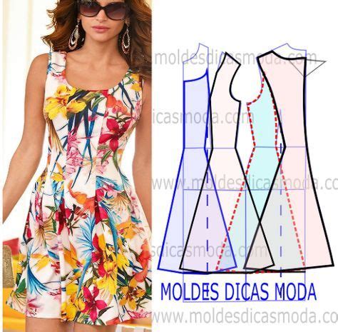 Passo A Passo Molde Vestido Estampado Floral Para Ler Mais Carregue Na