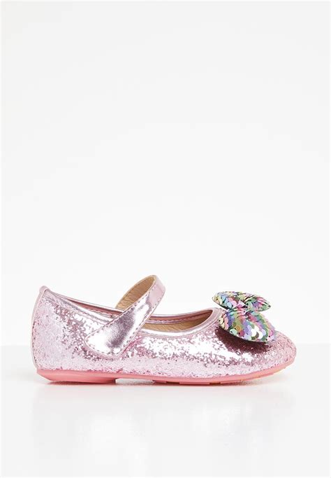 Bow Glitter Pump Pink Pop Candy Shoes