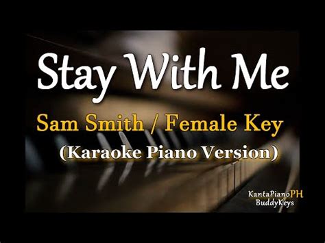 Stay With Me Sam Smith Female Key Karaoke Piano YouTube