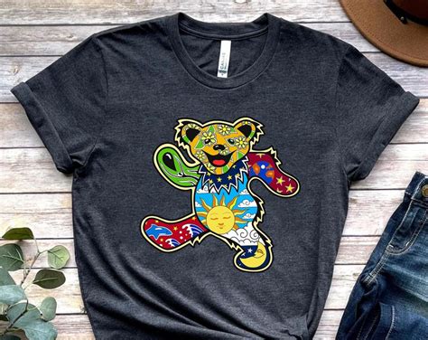 Colorful Grateful Dead Dancing Bears Shirt Dancing Bears Shirt