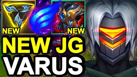 Wild Rift China Varus Jungle New Ad Ap Tank Varus Build Runes