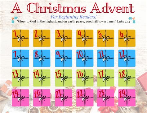 Printable Advent Calendar 2024 Easy Scripture Filled And Super Cute