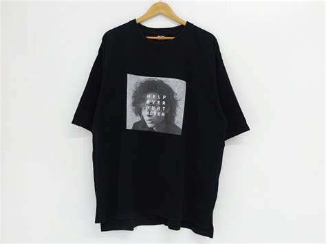 日本代購代標第一品牌樂淘letao中古藤井風 HELP EVER HURT NEVER 顔Tシャツ ブラック サイズ XL