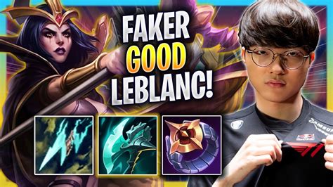 FAKER IS SO GOOD WITH LEBLANC T1 Faker Plays Leblanc MID Vs