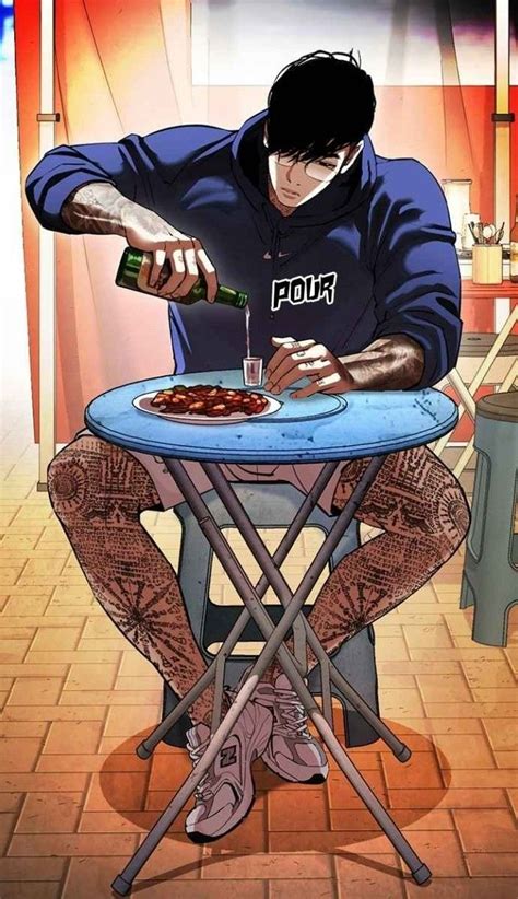 Lookism Anime Guys Lookism Webtoon Anime Boy Sketch