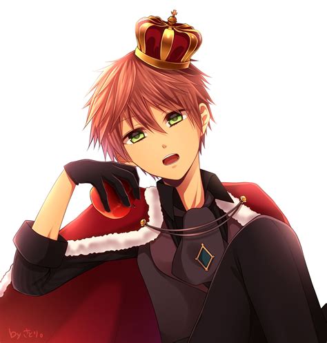 Anime Boy Prince Crown Apple Cape Anime Prince Anime Boy Anime