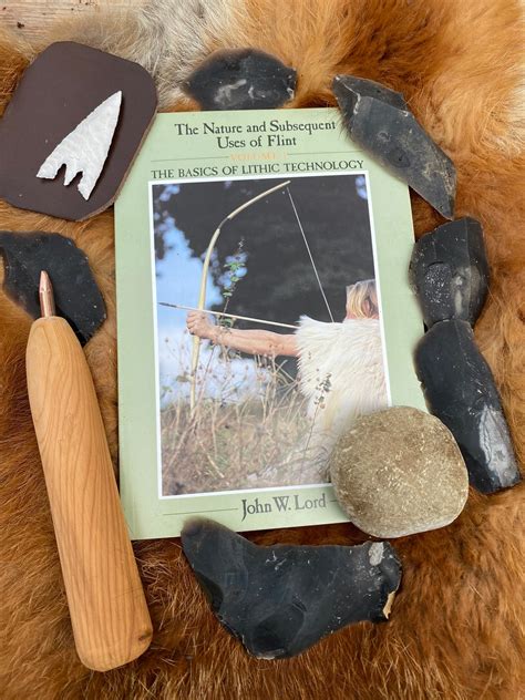 Flint Arrowhead Making Kit Will Lord Of The Stone Age