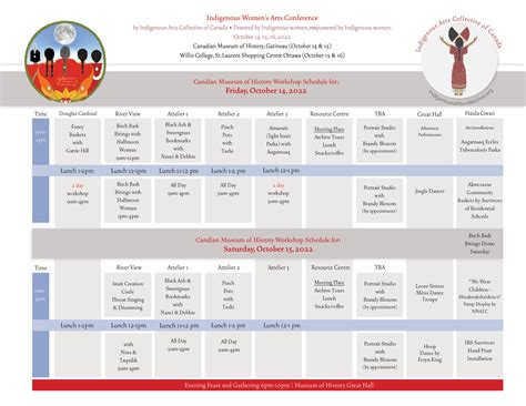 IWAC Schedules Register Indigenous Womens Arts Conference