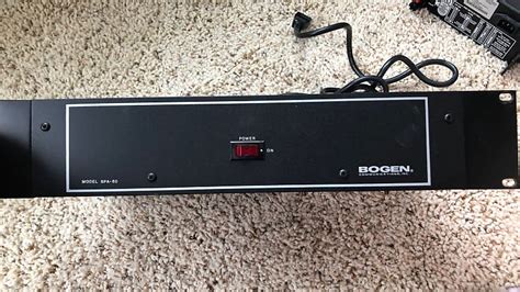 BOGEN BPA60 Power Amplifier | Reverb