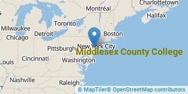 Middlesex County College Campus Map - Map