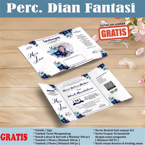 Jual Surat Undangan Pernikahan Resepsi Dan Ngunduh Mantu Undangan