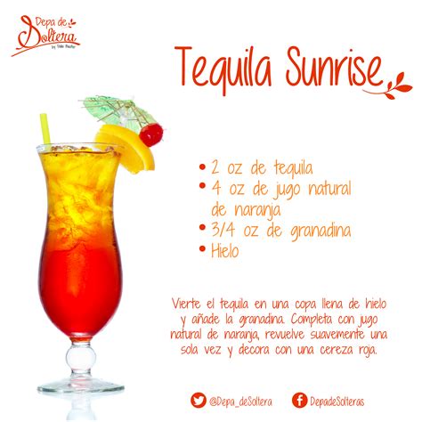 Receta Tequila Sunrise Cards Pinterest Tequila Sunrise And Tequila