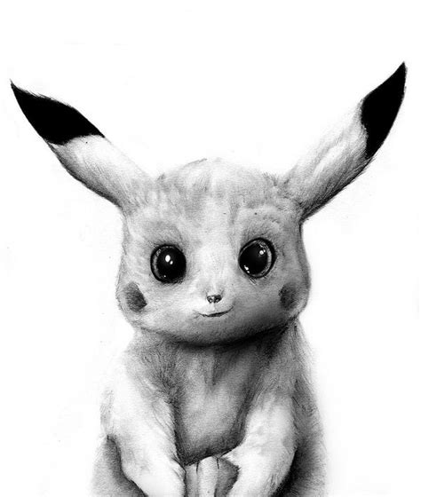 Pikachu Pencil Drawing