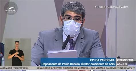 Angico Dos Dias Not Cias Cpi Da Pandemia Est Ouvindo O Depoimento Do