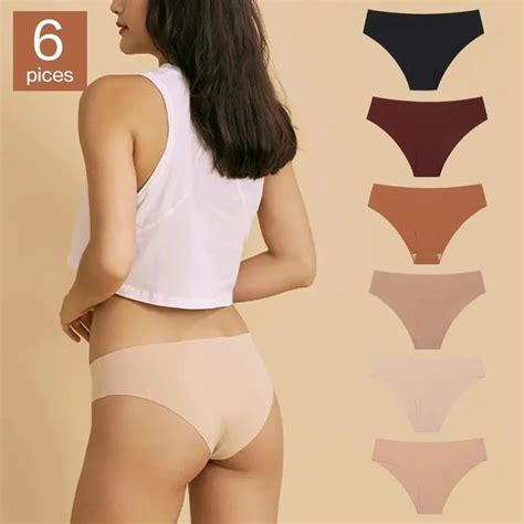 Pcs Seamless Women S Panties Low Waist Sexy Breathable Panties Fitness