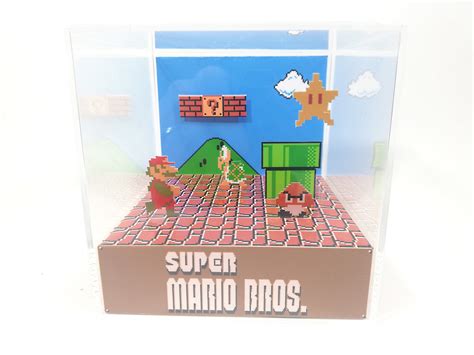 4 X Super Mario Template Pack Diy Papercraft Diorama Etsy Porn Sex