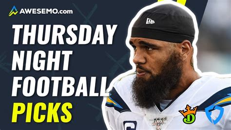 Nfl Dfs Picks Thursday Night Football Chargers Vs Raiders Showdown