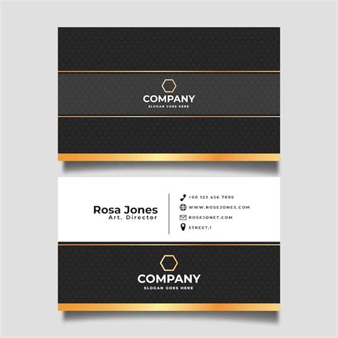 Premium Vector Luxury Business Card Template