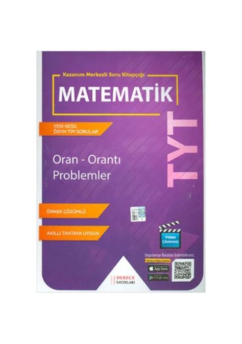 Derece Tyt Matematik Oran Orantı Problemler Fiyatları ve Özellikleri