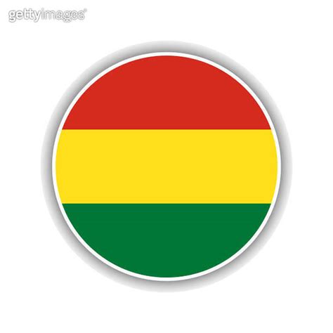 Abstract Circle Bolivia Flag Icon 이미지 1795722443 게티이미지뱅크