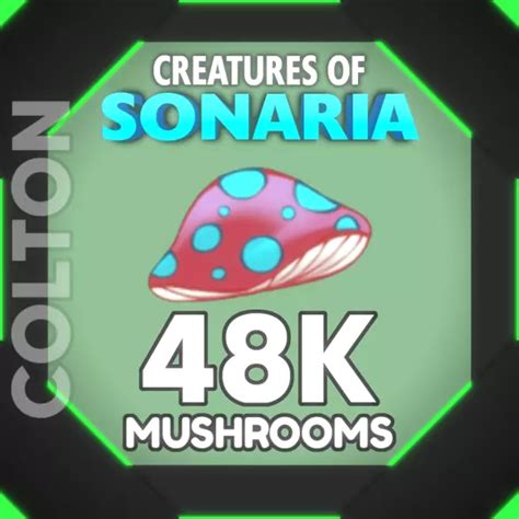 Roblox Creatures Of Sonaria Cos Mushrooms 48k £1885 Picclick Uk