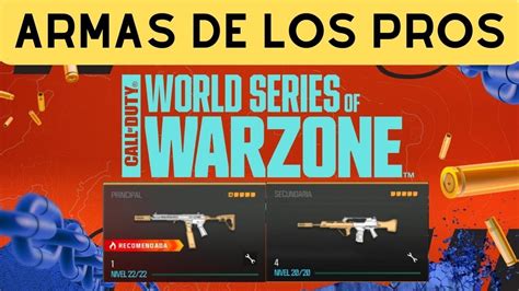 ARMAS QUE UTILIZAN LOS PRO EN LA CLASIFICACIÓN WSOW Call of Duty