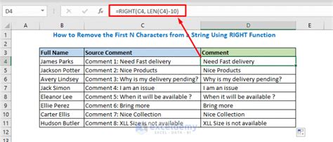 How To Use Right Function In Excel With 6 Easy Examples Exceldemy