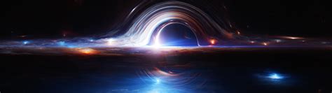 Gargantua Black Hole Wallpaper 4K Deep Space Interstellar