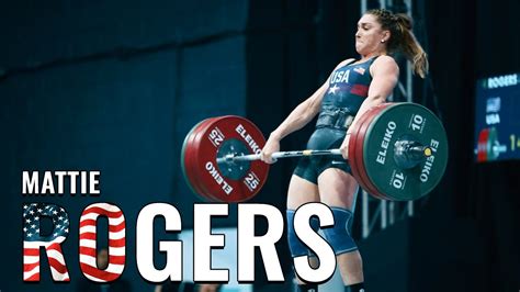 Mattie Rogers Making Weightlifting Hot Youtube