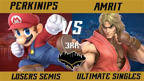 Three River Rumble 36 Losers Semi Finals Perkinips Mario Vs Amrit