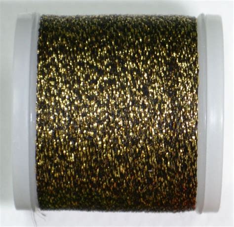 Madeira Metallic 40 Machine Embroidery Thread 200m Color 251 Antique Gold Widebacks