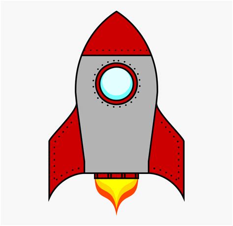 Rocket Ship Clipart Red - Rocketship Cutout , Free Transparent Clipart ...