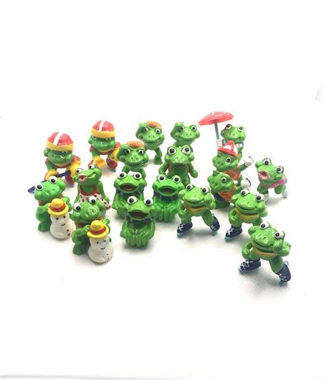 Vintage Retro Kinder Egg Surprise Frog Toy Figures Etsy Uk