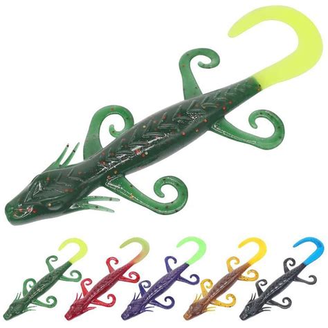 Lizard Baits Soft Plastic Worms Lizard Fishing Lure For Bass Fishing