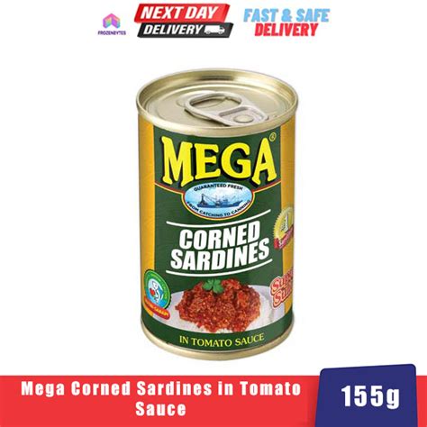 Mega Corned Sardines In Tomato Sauce 155G Shopee Philippines