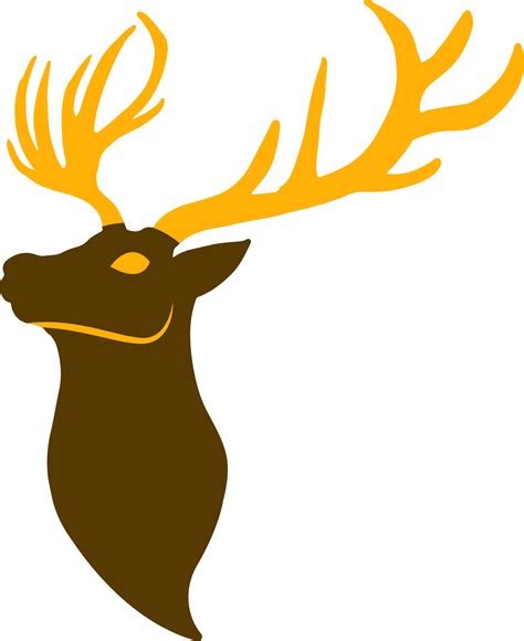 Deer Head Clip Art Graphics