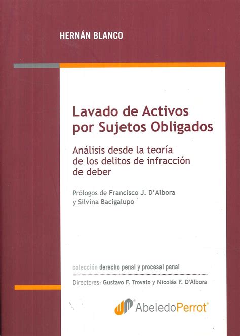 Lavado de activos por sujetos obligados Ediciones Técnicas Paraguayas