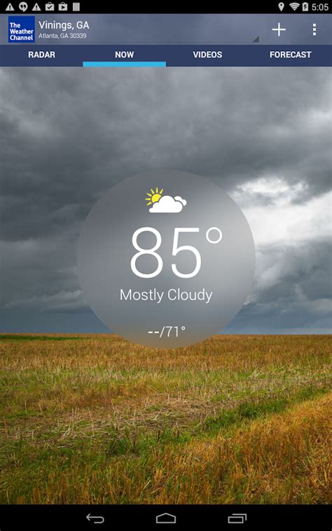 The Weather Channel Android Apps On Google Play