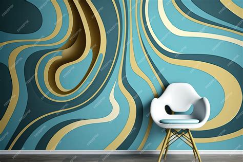 Premium Photo Geometric Abstract Wallcoverings