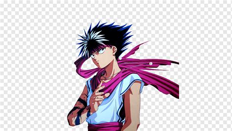 Hiei Yusuke Urameshi Kurama Kazuma Kuwabara Yu Yu Hakusho Anime Roxo