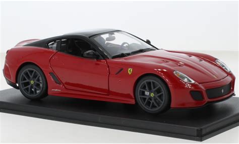 Miniature Ferrari 599 Gto 118 Hot Wheels Elite Gto Rouge Owned By