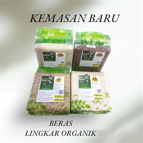 Jual Lingkar Organik Beras Merah Beras Coklat 1 Kg Shopee Indonesia