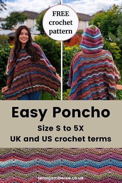 Forest Ripple Crochet Poncho Pattern Artofit