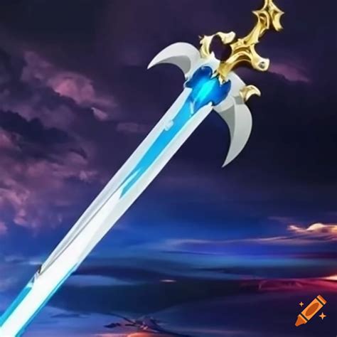 Anime The Legendary Sword Excalibur On Craiyon