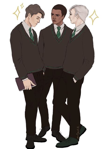 Theo Nott Blaise Zabini Draco Malfoy By Mariyand R On Deviantart